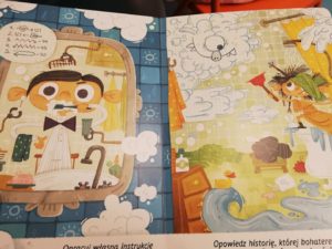 Dzisiaj na zajęciach dzieci poznały "Melę i Kostka, czyli zwykły dzień niezwykłych bliźniaków" - pięknie ilustrowana książkę od wydawnictwa Kapitan Nauka.