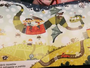 Dzisiaj na zajęciach dzieci poznały "Melę i Kostka, czyli zwykły dzień niezwykłych bliźniaków" - pięknie ilustrowana książkę od wydawnictwa Kapitan Nauka.