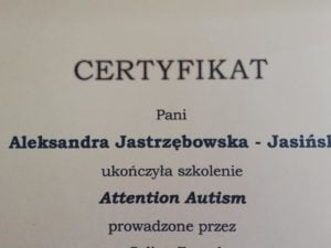 Cudowne szkolenie "Attention Autism"