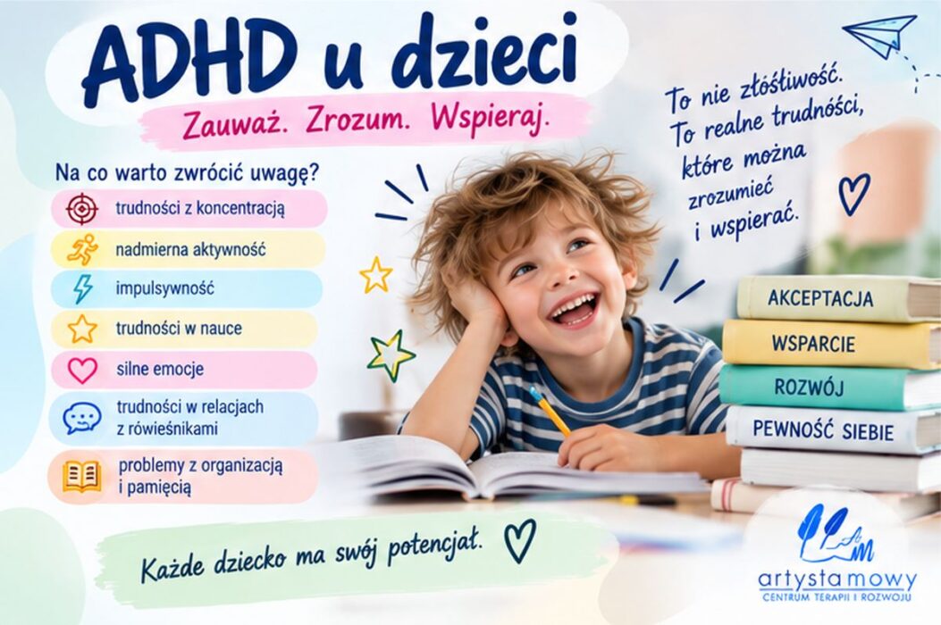 ADHD u dzieci - objawy, na które warto zwrócić uwagę